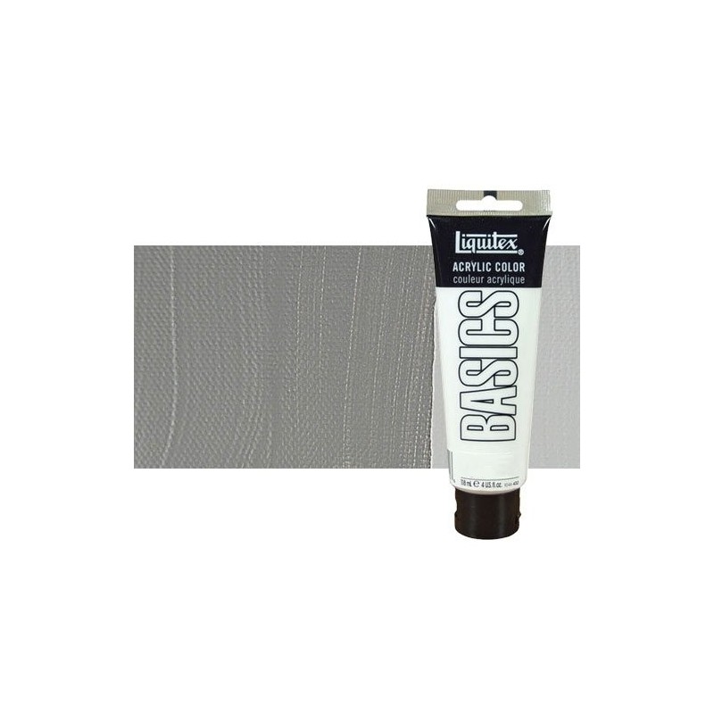 Materiais Belas Artes - Acrilico Liquitex Basics Cinza Neutro, 118 ml. | totenart.com