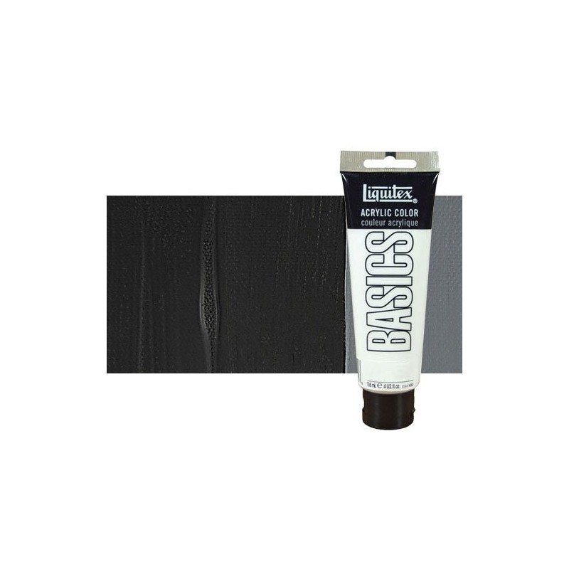 Materiais Belas Artes - Acrilico Liquitex Basics Preto Marfim, 118 ml. | totenart.com
