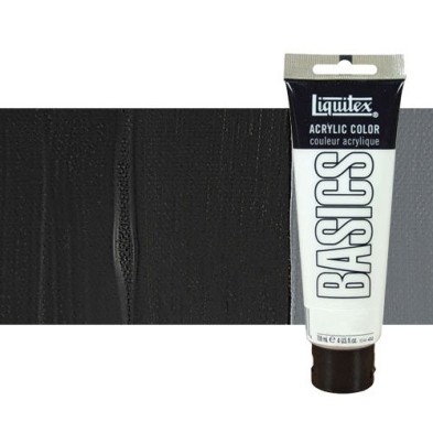 Materiais Belas Artes - Acrilico Liquitex Basics Preto Marfim, 118 ml. | totenart.com