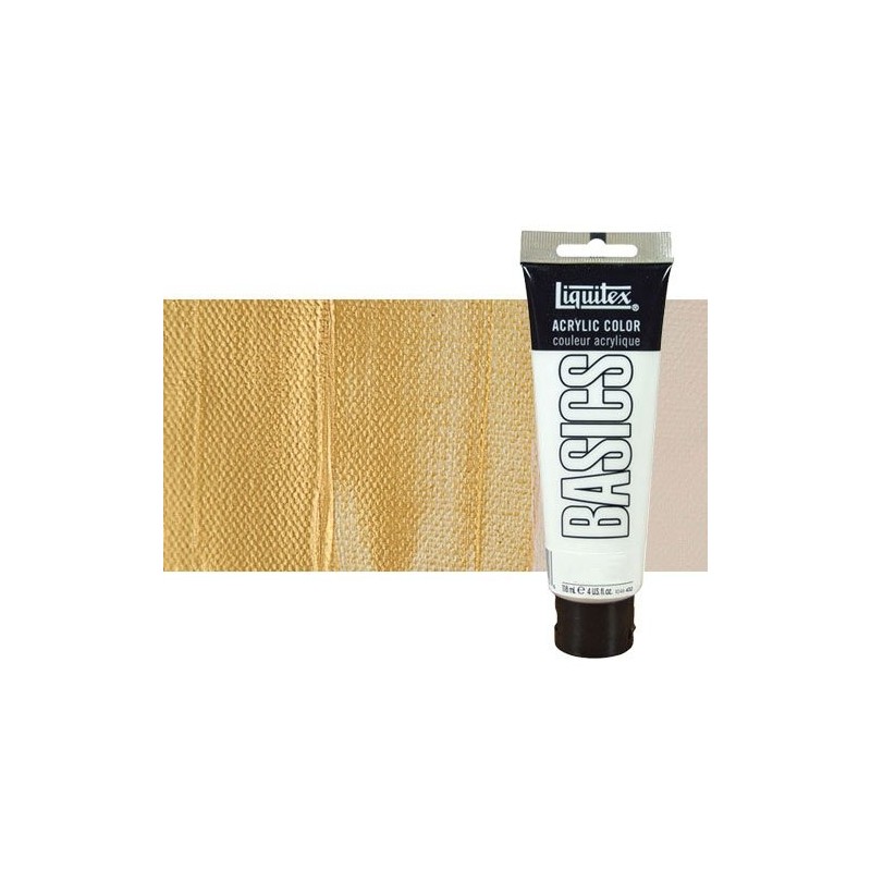 Materiais Belas Artes - Acrilico Liquitex Basics Ouro, 118 ml. | totenart.com