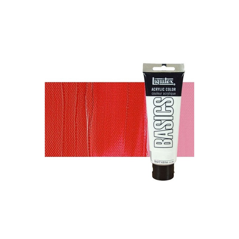 Materiais Belas Artes - Acrilico Liquitex Basics Vermelho Primario, 118 ml. | totenart.com