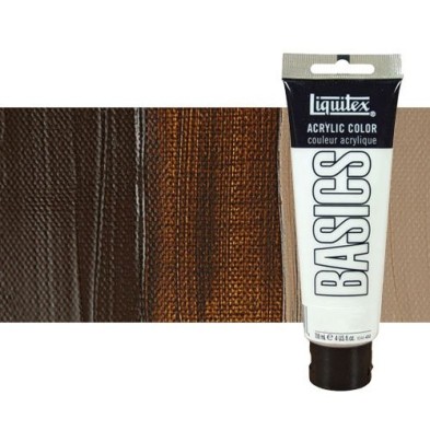 Materiais Belas Artes - Acrilico Liquitex Basics n.128 Sombra Queimada, 118 ml. | totenart.com