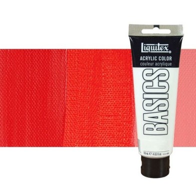 Materiais Belas Artes - Acrilico Liquitex Basics n.151 Tono Vermelho Cad. Medio, 118 ml. | totenart.com