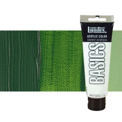 Materiais Belas Artes - Acrilico Liquitex Basics Tono Verde de Hooker, 118 ml. | totenart.com