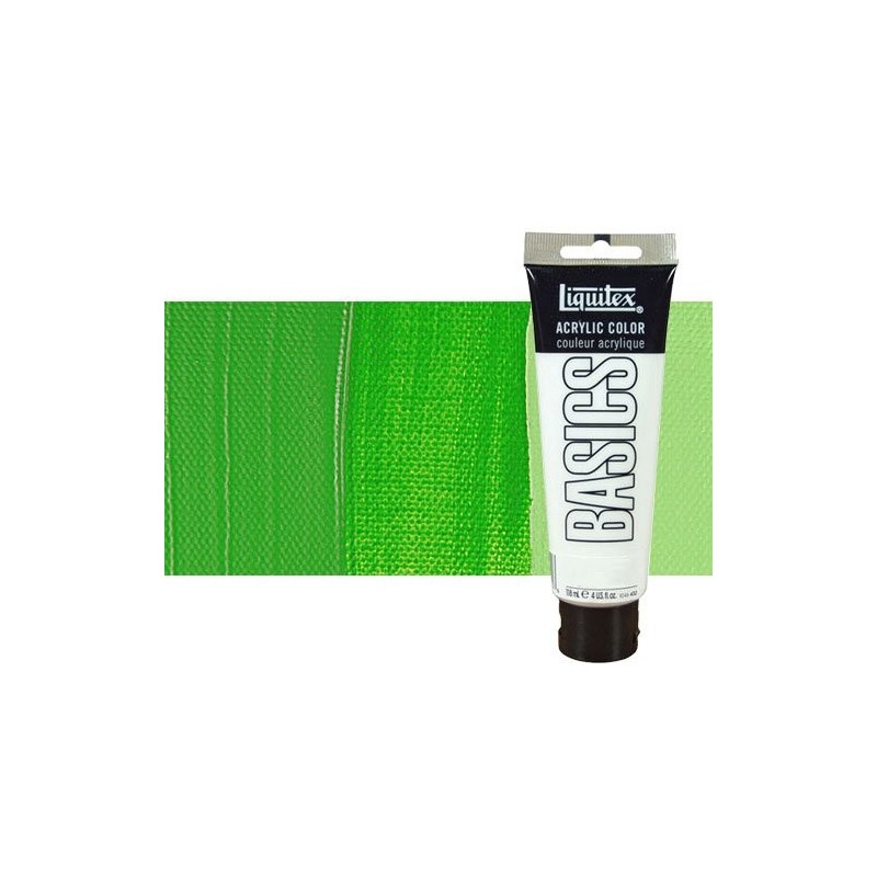 Materiais Belas Artes - Acrilico Liquitex Basics Verde Claro Permanent, 118 ml. | totenart.com