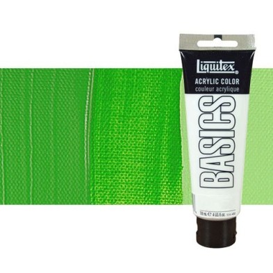 Materiais Belas Artes - Acrilico Liquitex Basics Verde Claro Permanent, 118 ml. | totenart.com