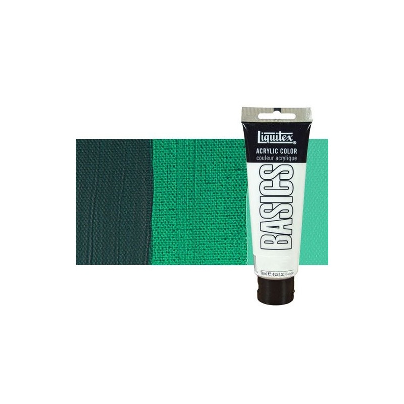 Materiais Belas Artes - Acrilico Liquitex Basics Verde Phtalo., 118 ml. | totenart.com