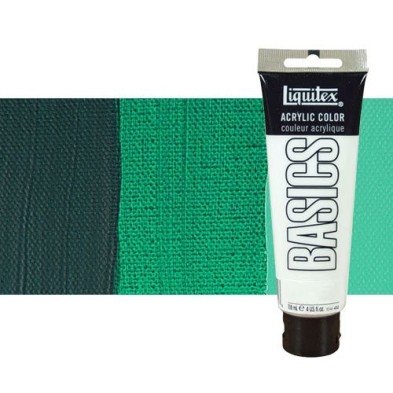 Materiais Belas Artes - Acrilico Liquitex Basics Verde Phtalo., 118 ml. | totenart.com