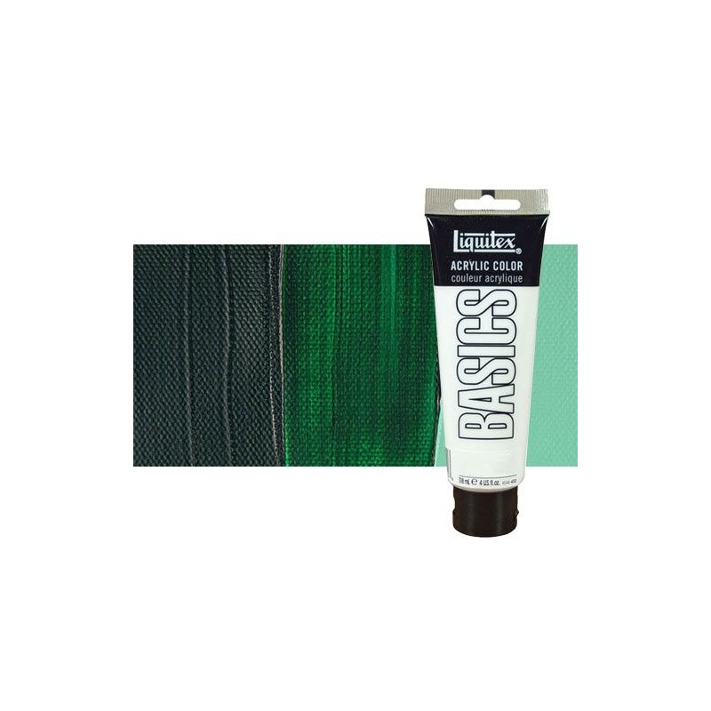 Materiais Belas Artes - Acrilico Liquitex Basics Verde Escuro, 118 ml. | totenart.com