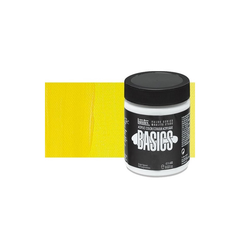 Materiais Belas Artes - Acrilico Liquitex Basics n.410 Amarelo Primario, 946 ml. | totenart.com