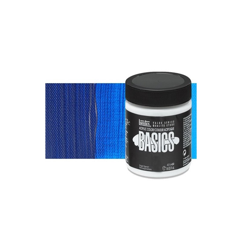 Materiais Belas Artes - Acrilico Liquitex Basics n.420 Azul Primario, 946 ml. | totenart.com