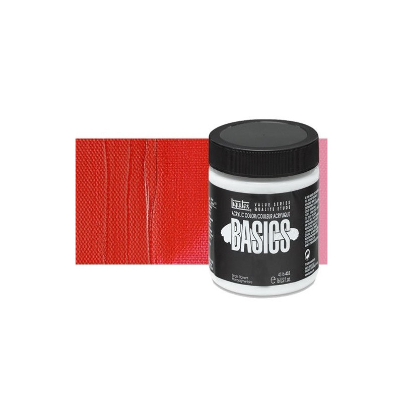 Materiais Belas Artes - Acrilico Liquitex Basics Vermelho Primario, 946 ml. | totenart.com