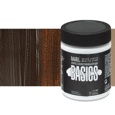 Materiais Belas Artes - Acrilico Liquitex Basics Terra Sombra Queimada, 946 ml. | totenart.com