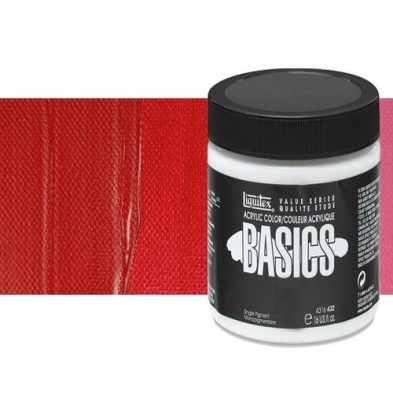 Materiais Belas Artes - Acrilico Liquitex Basics Tono Vermelho Cadmio Escuro , 946 ml. | totenart.com