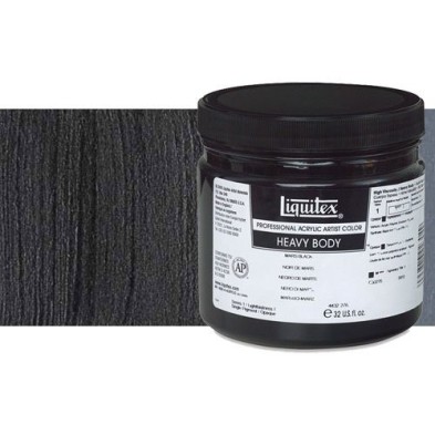 Materiais Belas Artes - Acrilico Liquitex Preto Marfim Heavy Body, 946 ml. | totenart.com