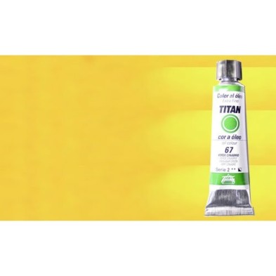 Materiais Belas Artes - Oleo Titan Extra Fino, Amarelo Cadmio Claro, 20 ml. | totenart.com