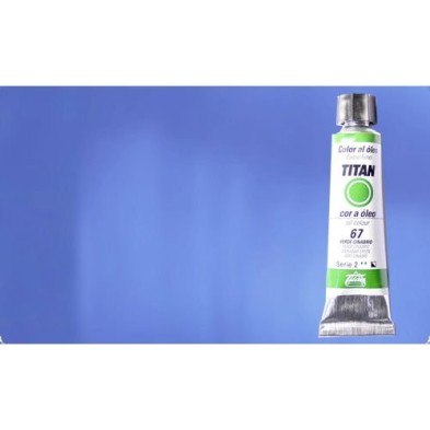 Materiais Belas Artes - Oleo Titan Extra Fino, Azul Cyan, 20 ml. | totenart.com