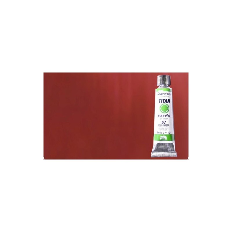 Materiais Belas Artes - Oleo Titan Extra Fino, Vermelho Ingles Escuro, 20 ml. | totenart.com