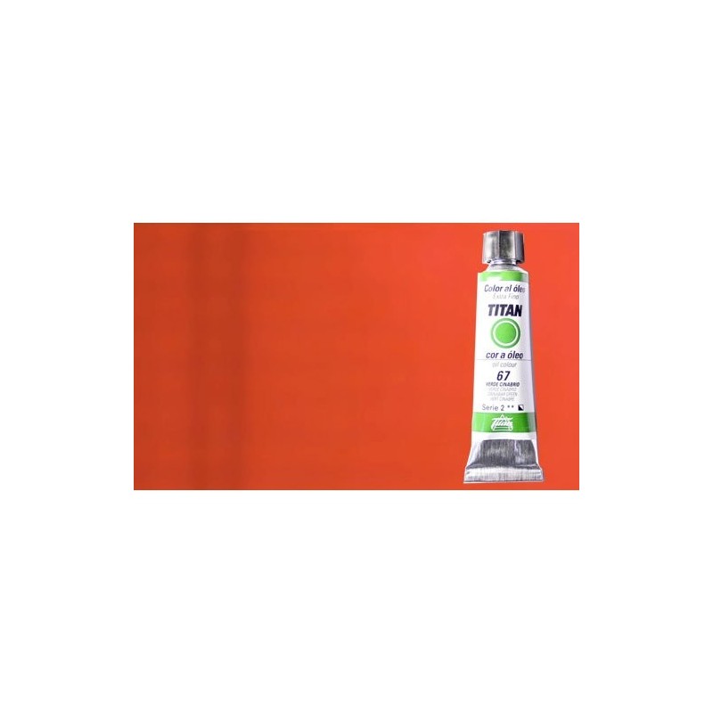 Materiais Belas Artes - Oleo Titan Extra Fino, Vermelho Titan Escuro, 20 ml. | totenart.com