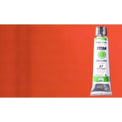 Materiais Belas Artes - Oleo Titan Extra Fino, Vermelho Titan Escuro, 20 ml. | totenart.com