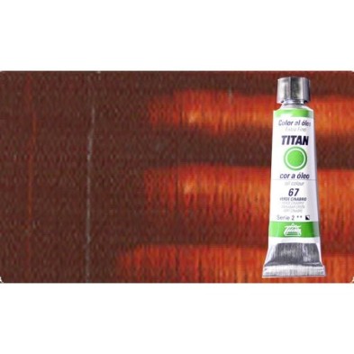 Materiais Belas Artes - Oleo Titan Extra Fino, Terra Siena Queimada, 20 ml. | totenart.com