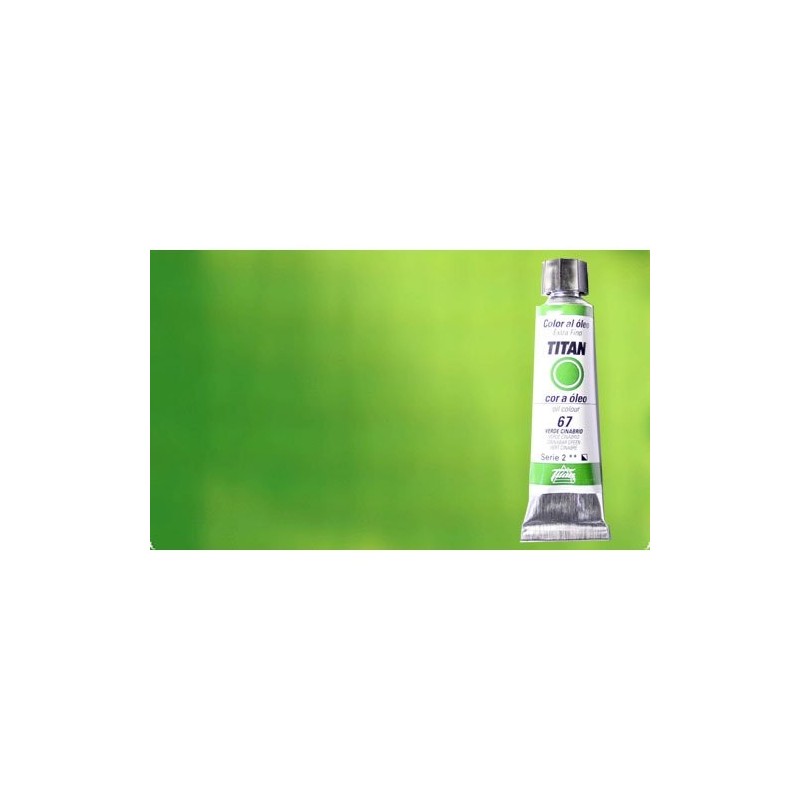 Materiais Belas Artes - Oleo Titan Extra Fino, Verde Cinabrio, 20 ml. | totenart.com