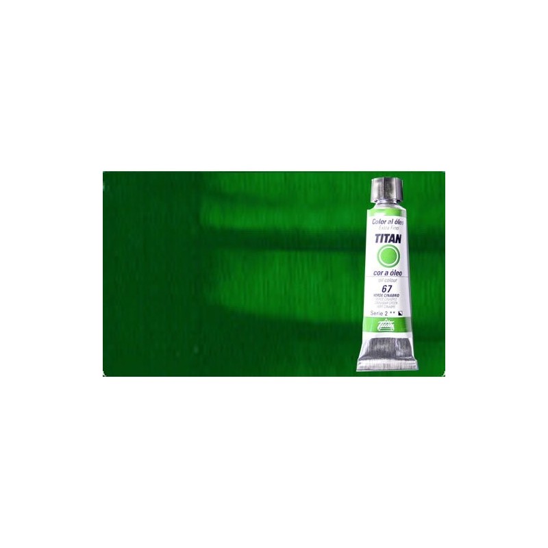 Materiais Belas Artes - Oleo Titan Extra Fino, Verde Cinabrio Escuro, 20 ml. | totenart.com