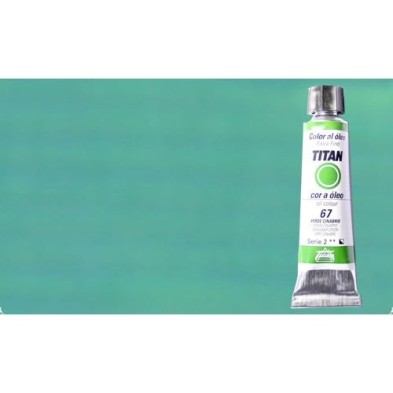 Materiais Belas Artes - Oleo Titan Extra Fino, Verde Cobalto Escuro, 20 ml. | totenart.com