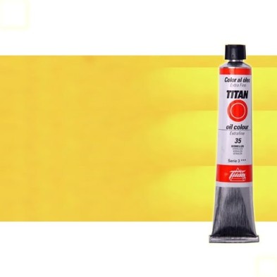 Materiais Belas Artes - Oleo Titan Extra Fino, Amarelo Cadmio Claro, 60 ml. | totenart.com