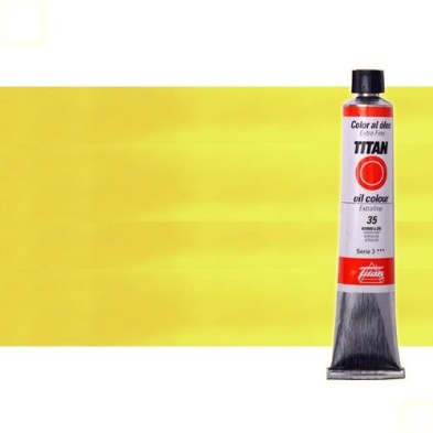 Materiais Belas Artes - Oleo Titan Extra Fino, Amarelo Cadmio Limao, 60 ml. | totenart.com