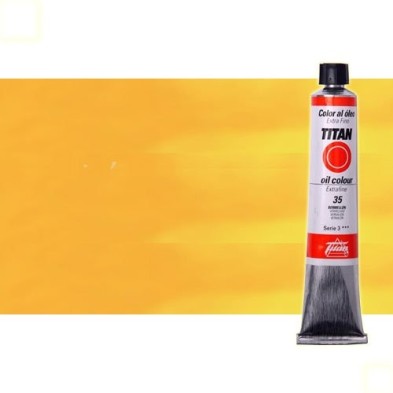 Materiais Belas Artes - Oleo Titan Extra Fino, Amarelo Cadmio Medio, 60 ml. | totenart.com