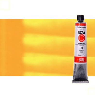 Materiais Belas Artes - Oleo Titan Extra Fino, Amarelo Real, 60 ml. | totenart.com