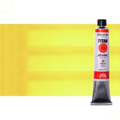 Materiais Belas Artes - Oleo Titan Extra Fino, Amarelo Titan Limao, 60 ml. | totenart.com