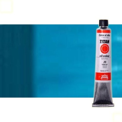 Materiais Belas Artes - Oleo Titan Extra Fino, Azul Manganeso Ftalocianina, 60 ml. | totenart.com