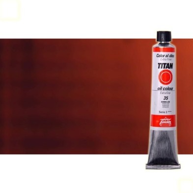 Materiais Belas Artes - Oleo Titan Extra Fino, Carmim Garança Solido Claro, 60 ml. | totenart.com