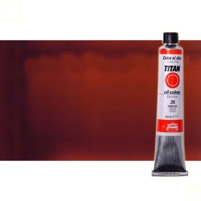 Materiais Belas Artes - Oleo Titan Extra Fino, Carmim Garança Solido Escuro, 60 ml. | totenart.com