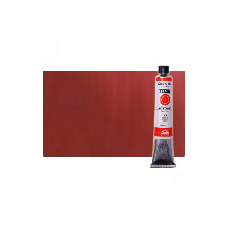 Materiais Belas Artes - Oleo Titan Extra Fino, Vermelho Ingles Escuro, 60 ml. | totenart.com