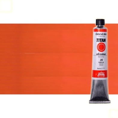 Materiais Belas Artes - Oleo Titan Extra Fino, Vermelho Titan Escarlata, 60 ml. | totenart.com