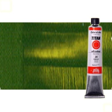 Materiais Belas Artes - Oleo Titan Extra Fino, Verde Cinario Queimado, 60 ml. | totenart.com
