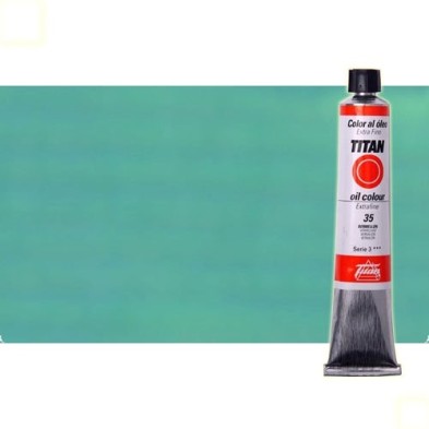 Materiais Belas Artes - Oleo Titan Extra Fino, Verde Cobalto Escuro, 60 ml. | totenart.com