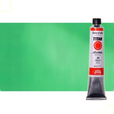 Materiais Belas Artes - Oleo Titan Extra Fino, Verde Composto, 60 ml. | totenart.com