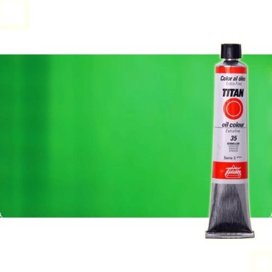 Materiais Belas Artes - Oleo Titan Extra Fino, Verde Titan Claro, 60 ml. | totenart.com