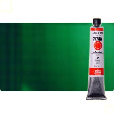 Materiais Belas Artes - Oleo Titan Extra Fino, Verde Titan Escuro, 60 ml. | totenart.com