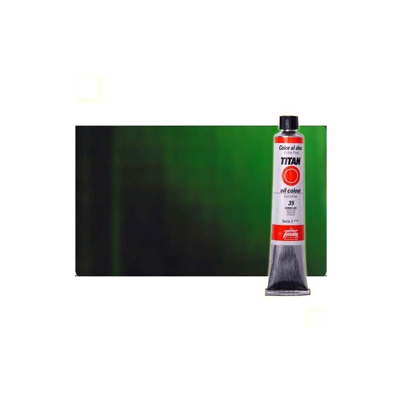 Materiais Belas Artes - Oleo Titan Extra Fino, Verde Seiva, 60 ml. | totenart.com