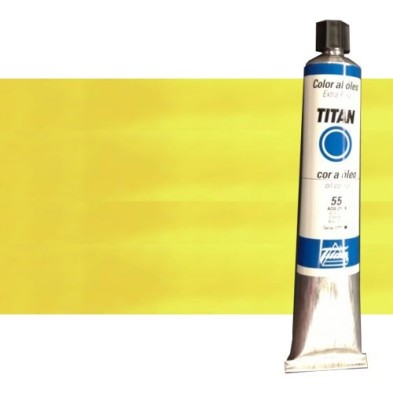 Materiais Belas Artes - Oleo Titan Extra Fino, Amarelo Cadmio Limao, 200 ml. | totenart.com