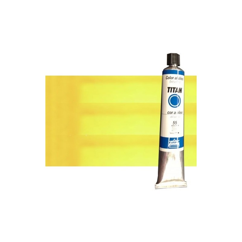 Materiais Belas Artes - Oleo Titan Extra Fino, Amarelo Titan Limao, 200 ml. | totenart.com