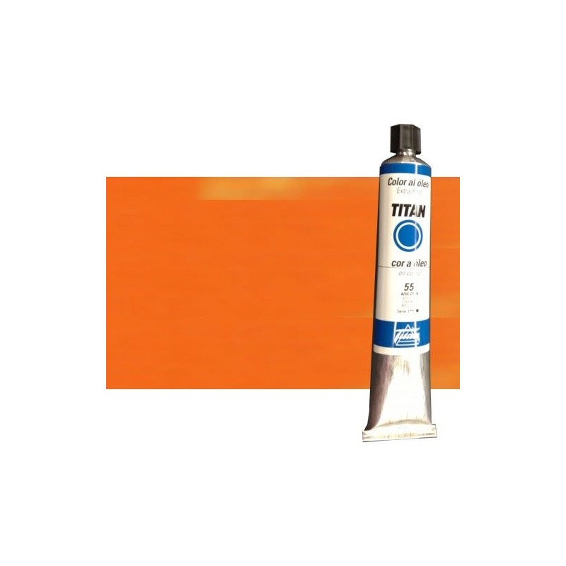 Materiais Belas Artes - Oleo Titan Extra Fino, Amarelo Titan Laranja Claro, 200 ml. | totenart.com