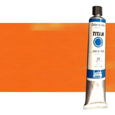 Materiais Belas Artes - Oleo Titan Extra Fino, Amarelo Titan Laranja Claro, 200 ml. | totenart.com