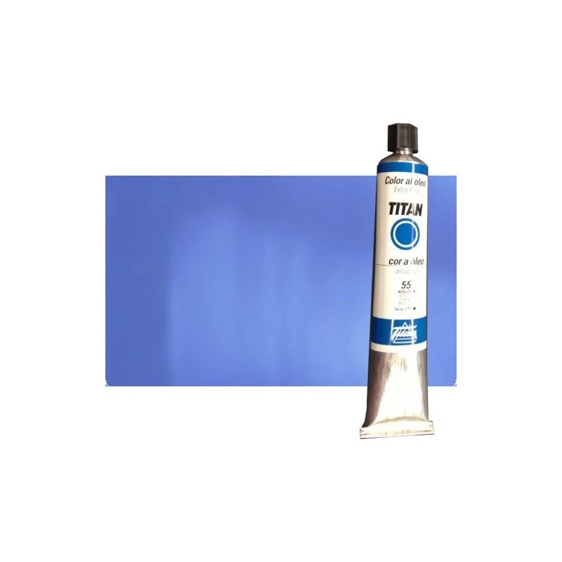 Materiais Belas Artes - Oleo Titan Extra Fino, Azul Cyan, 200 ml. | totenart.com