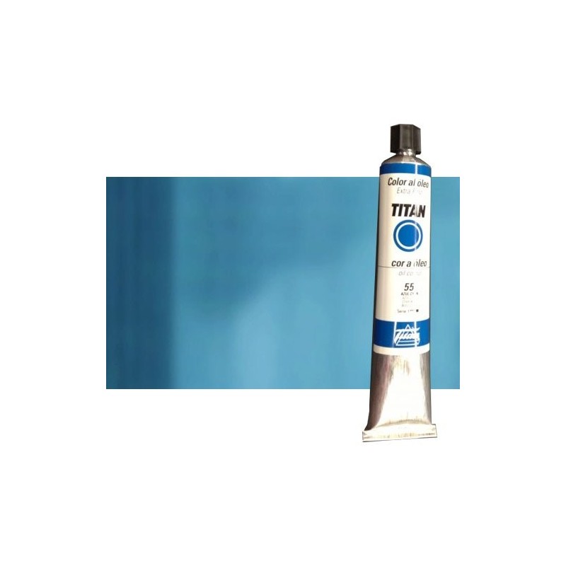 Materiais Belas Artes - Oleo Titan Extra Fino, Azul Turquesa, 200 ml. | totenart.com
